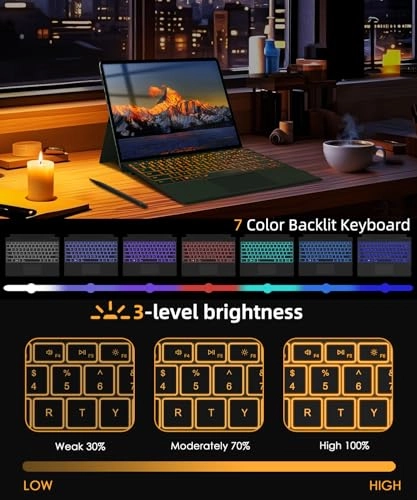 Surface Pro Keyboard - 12.3 inch for Surface Pro 7 Plus 7/6/5/4/3