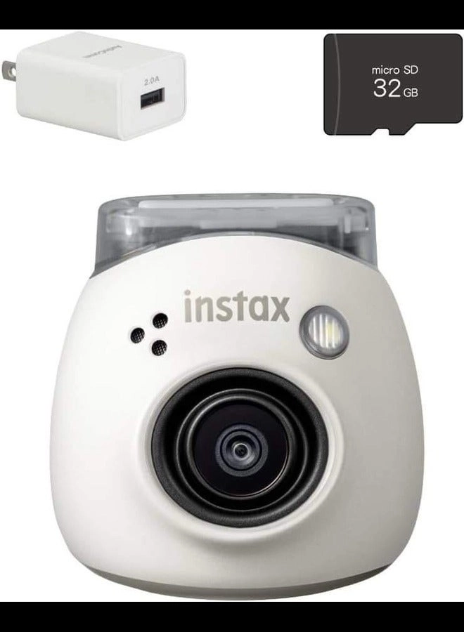 Instax PAL - White SD Card & Adapter Set Bundle