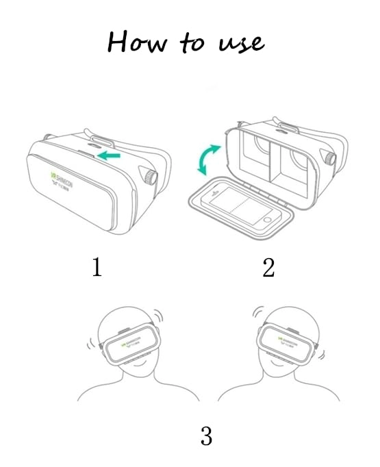 VR Headset - Bluetooth Controller 4.7-6.6 inch