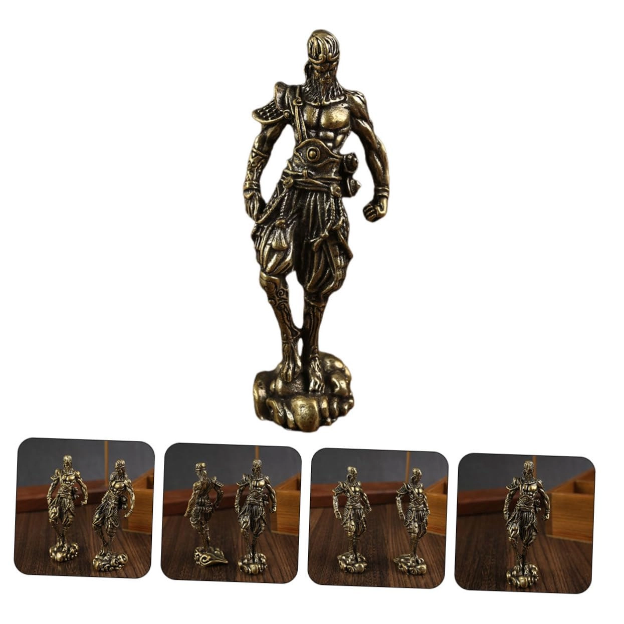 Monkey King Statue - Brass