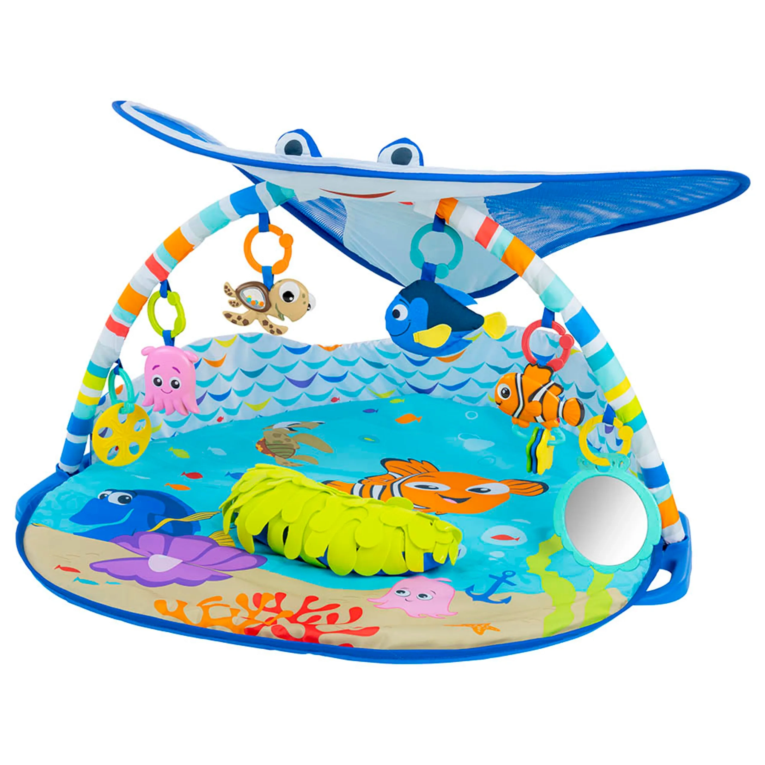 Bright Starts Finding Nemo Mr. Ray Ocean Lights & Music Gym - 0 month