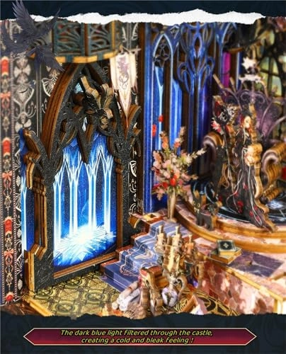 Book Nook Miniature Kit - Law of The Night 1:12