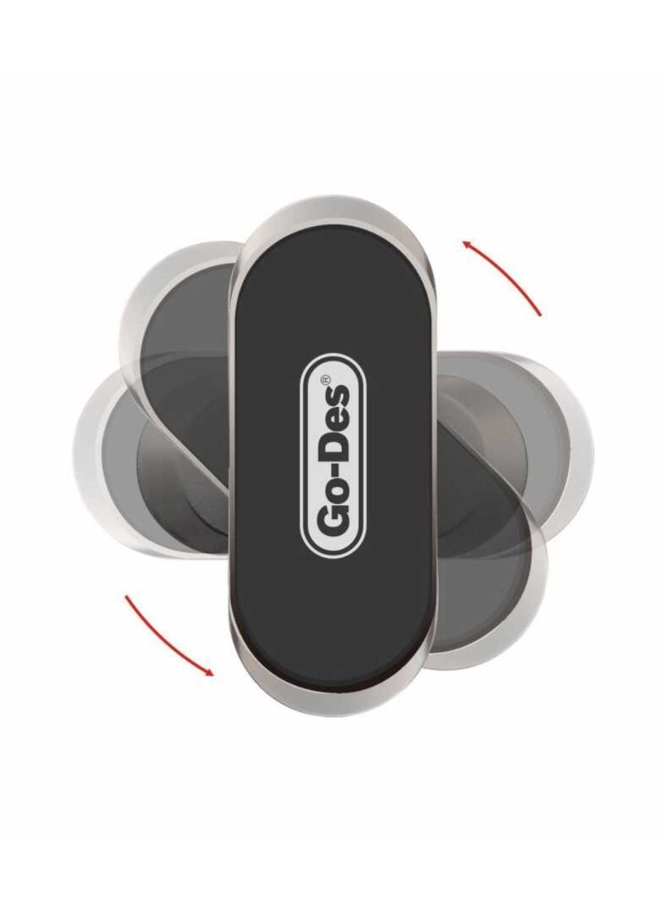GO-DES All Round Rotating Mini Bracket Magnetic Mobile Phone Holder