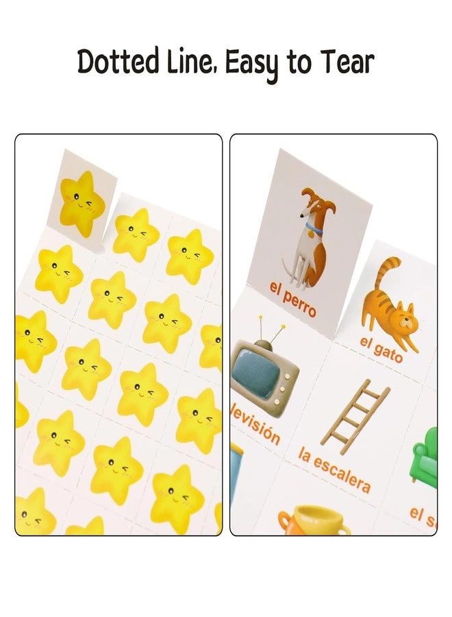 Spanish Bingo - Game Cards Learning Spanish Vocabulary