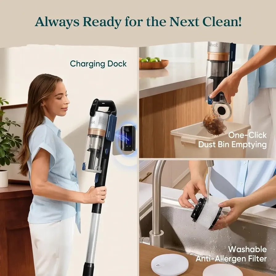 LVAC-300 - Stick Vacuum Cleaner 60 Min