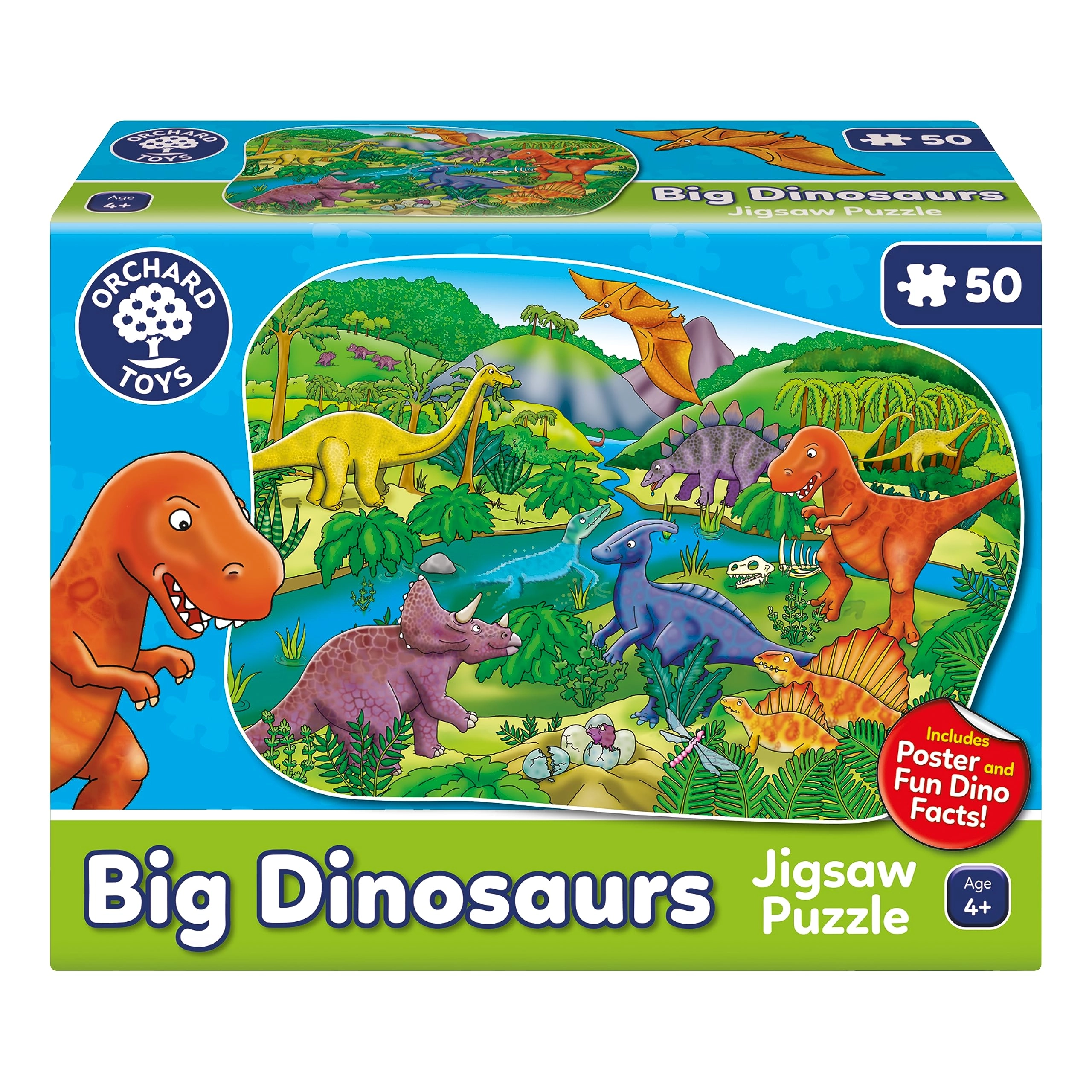 Big Dinosaurs - 4+ 50 pieces
