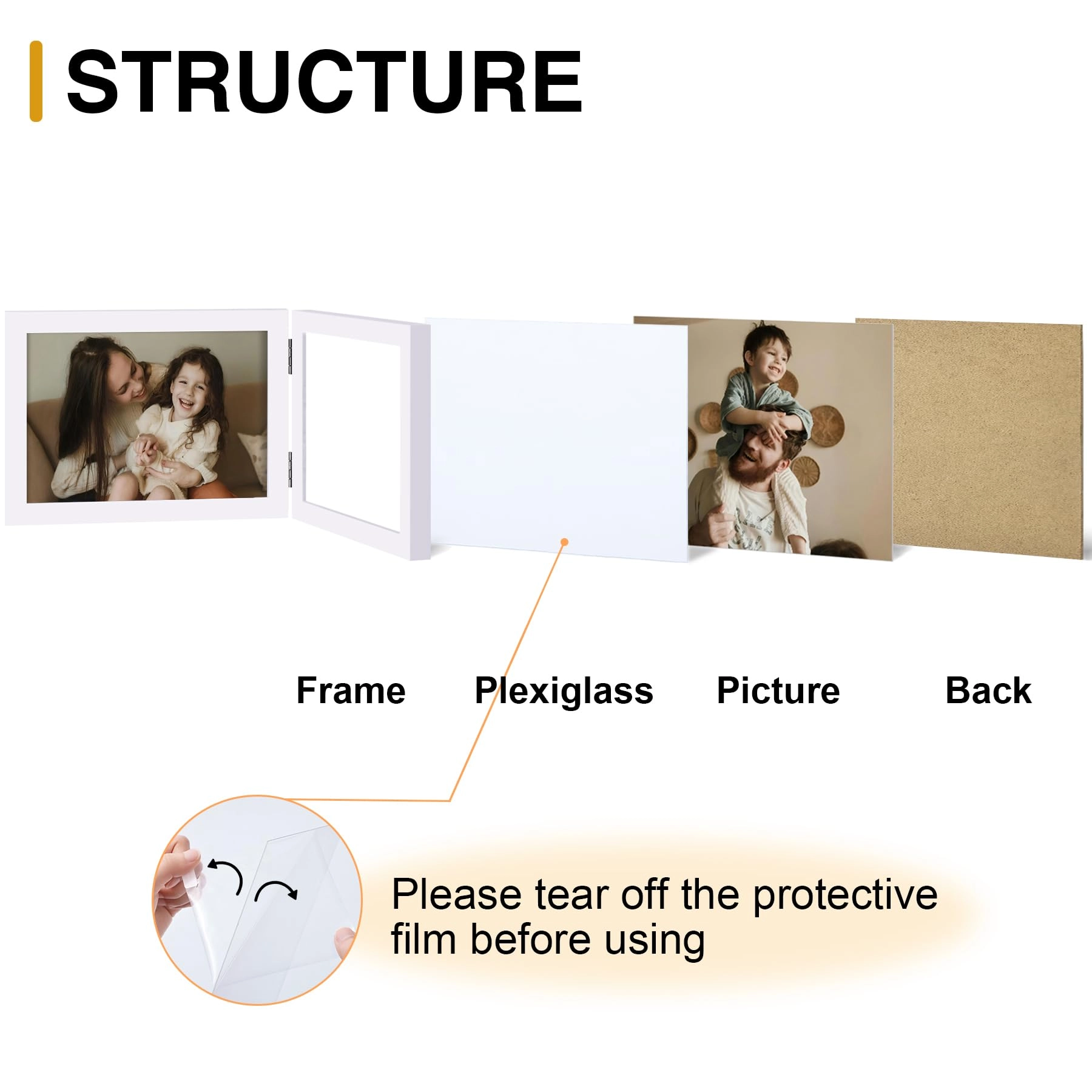 Double Picture Frame - 5x7 2
