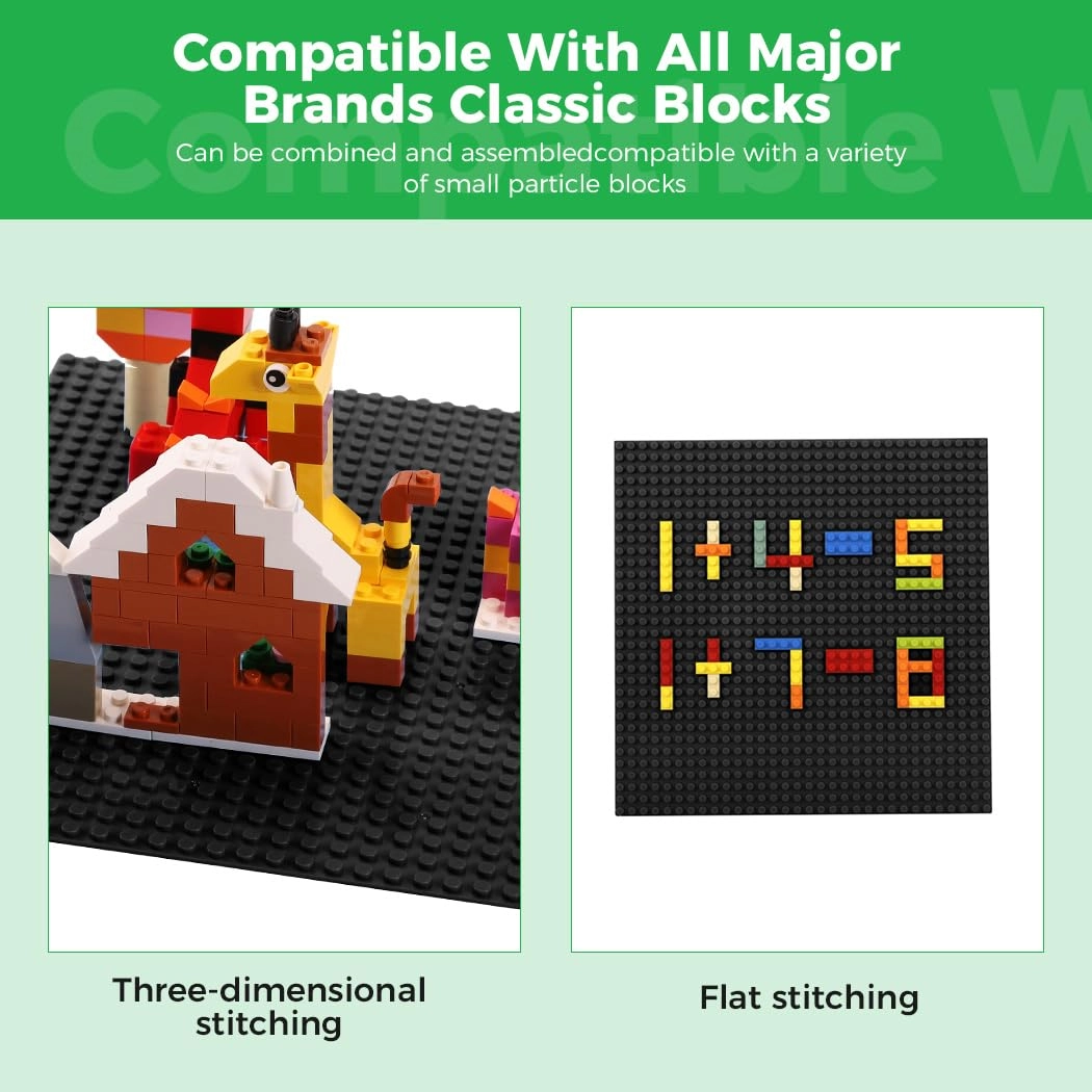 Classic Building Baseplate - 8 pcs