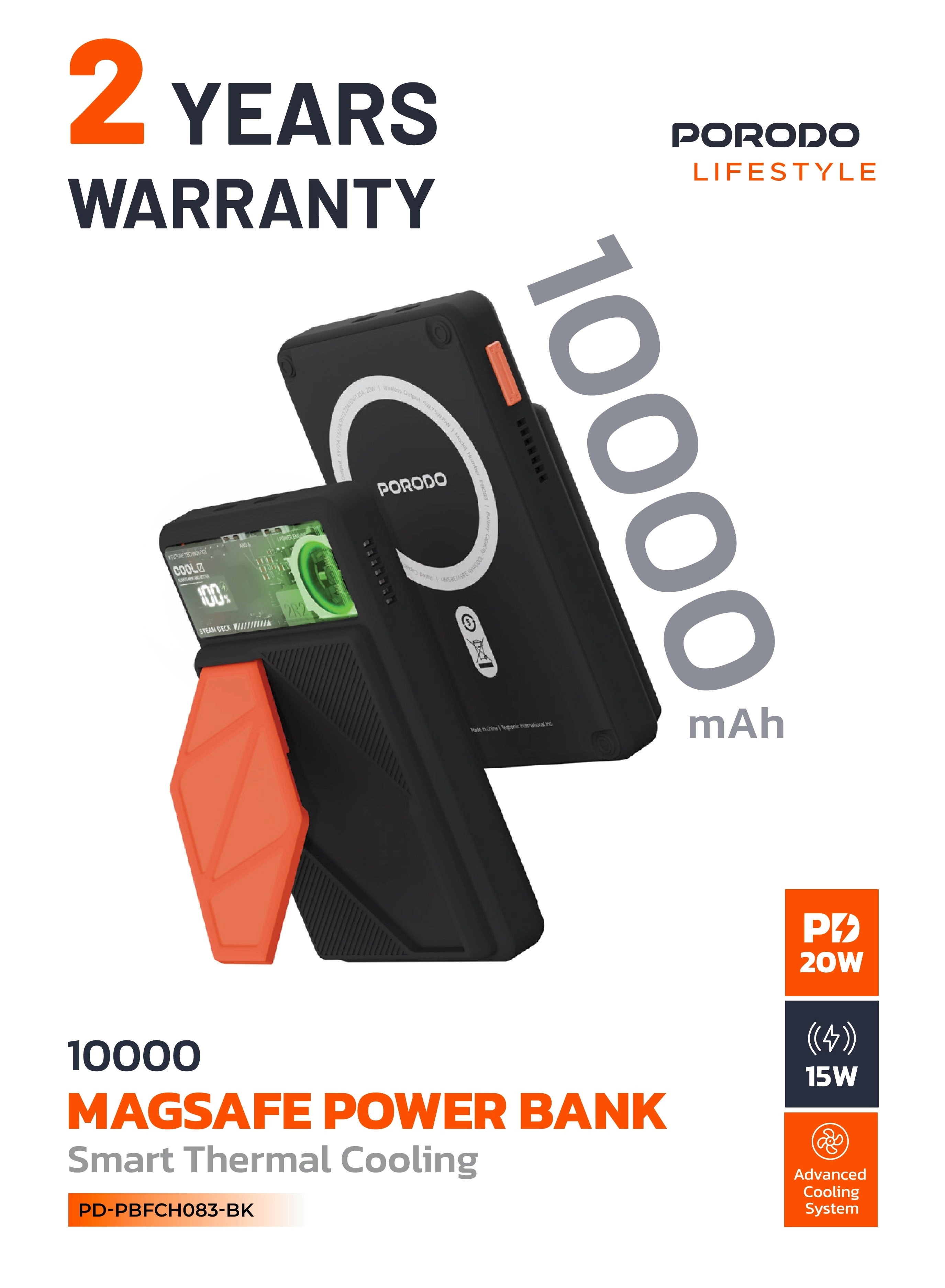 PD-PBFCH083-BK - 10000mAh 20W