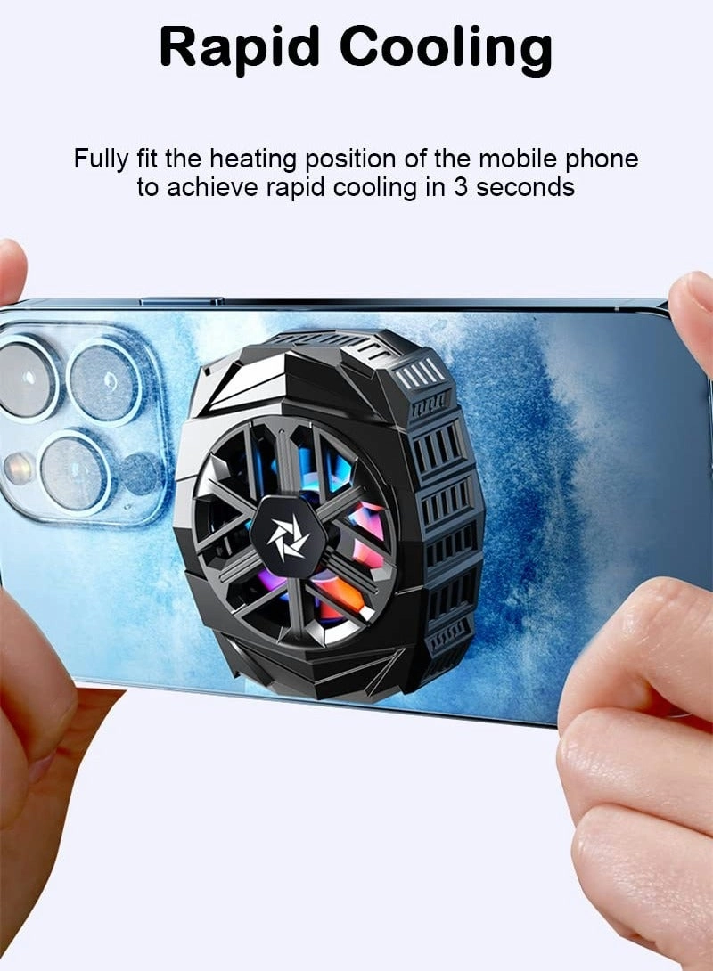 Phone Cooler Fan - Magnetic Built-In Battery iPhone Compatible