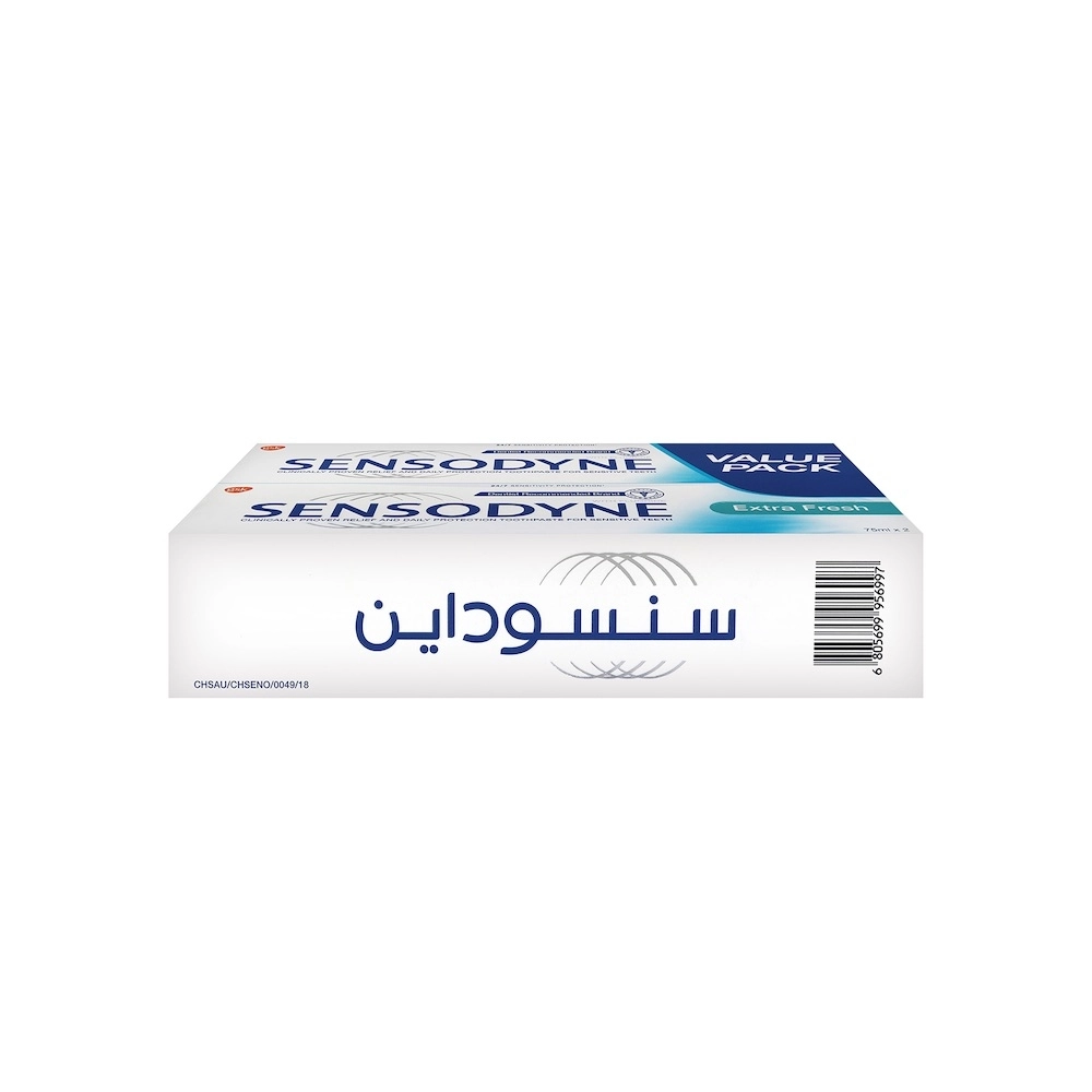 Extra Fresh Toothpaste 2 x 75ml
