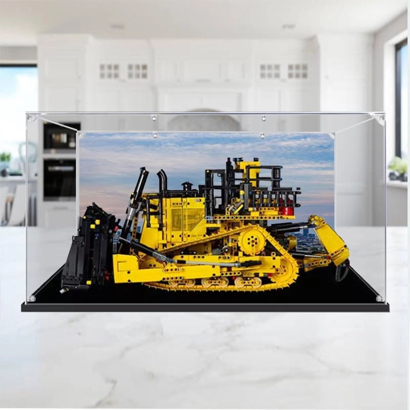 Technic Display Case (42131) - Clear Acrylic Black Bottom+top Light