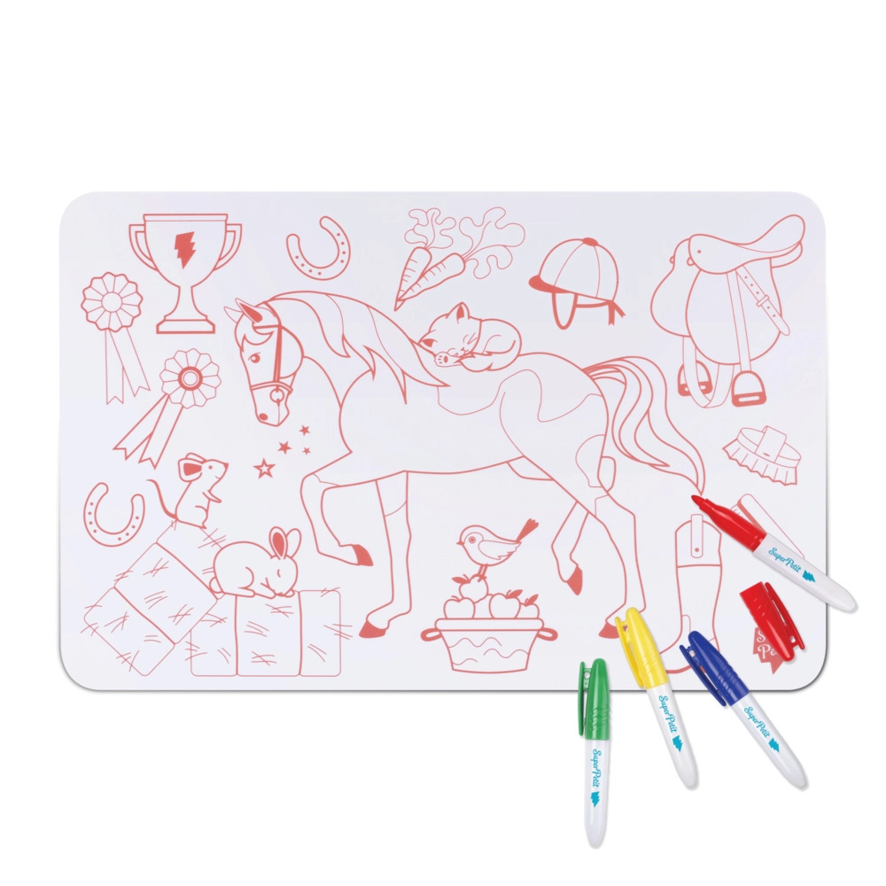 Super Petit Poney Club Reversible Mini Playmat - Suitable for 3 years and above