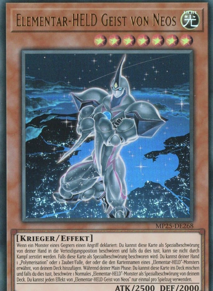 MZTCG Yugioh Elemental Hero Ghost of Neos MP25-DE268 - German - 1pcs