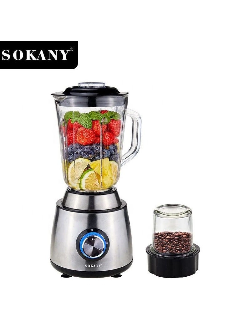 SOKANY SK-155 - Two in One Juice Blender Portable Non-slip Rubber Foot