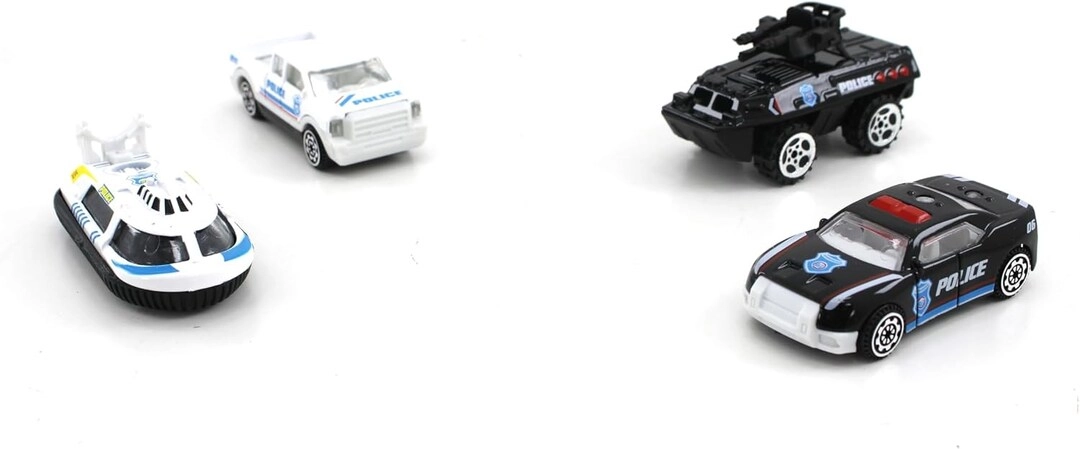 Qessential Kids Cars Toy Set - 4pcs Pack