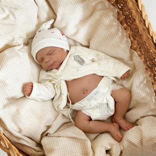 Reborn Baby Doll - 18 Inch Full Silicone Vinyl Boy