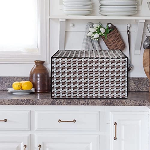 Microwave Oven Cover - 20 Liters Multicolor