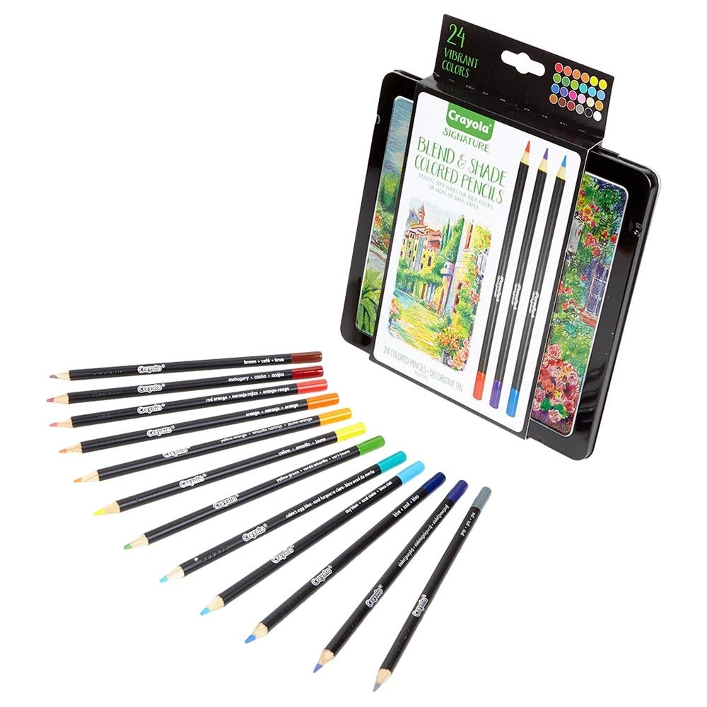 Blend & Shade Colored Pencils - 24 Ct