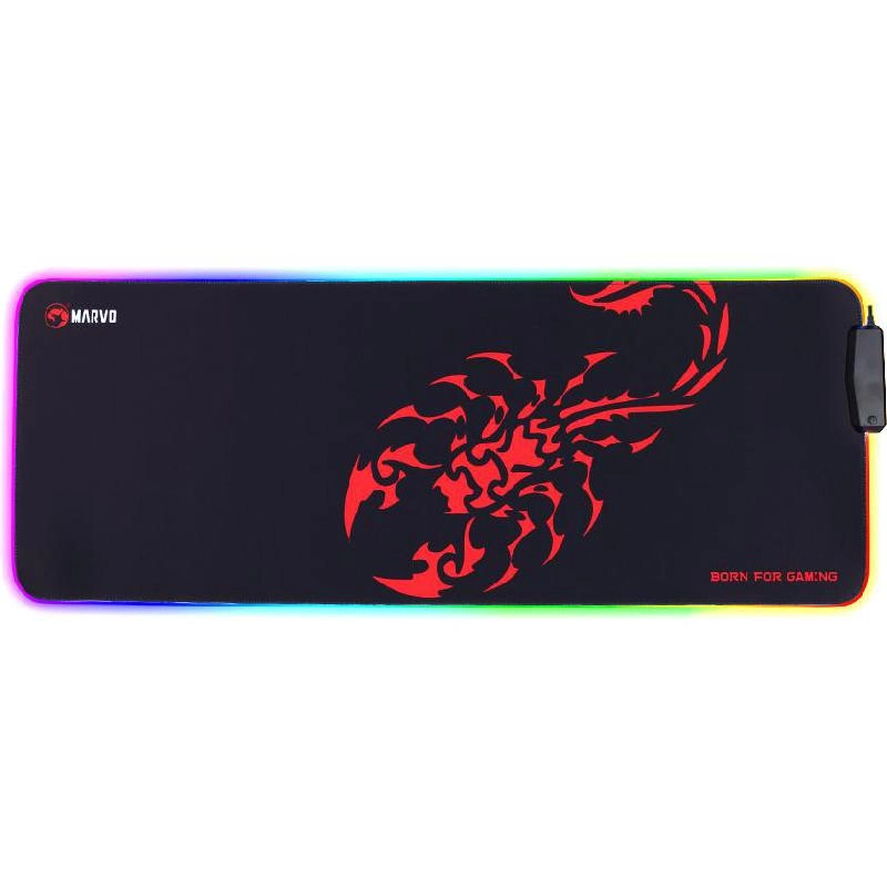Marvo RGB Backlight Cloth Gaming Mouse Pad - 80x30 cm