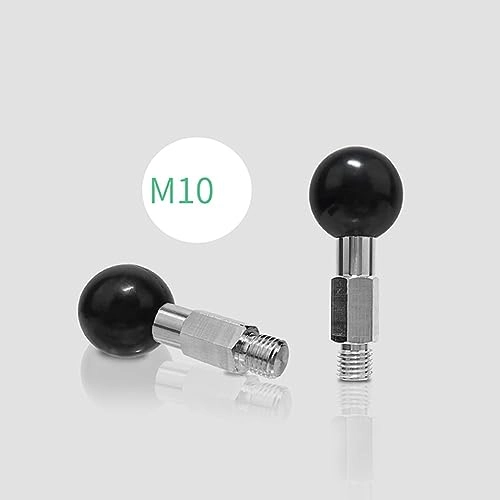 Ball Base M10X1.25 - metal 1" rubber ball