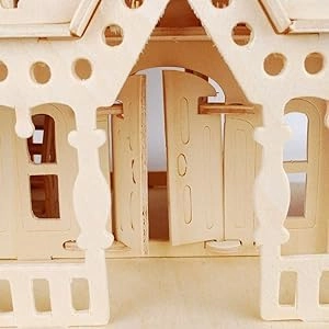 3D Wooden Puzzle House