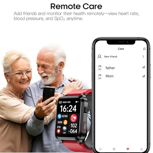 BP1 - 1.92" IPS Color Screen Air Bag Air Cuff 24/7 Heart Rate