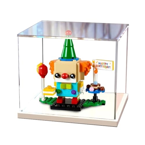Figures Display Box for LEGO 40348 Happy Birtthday Cllown - acrylic