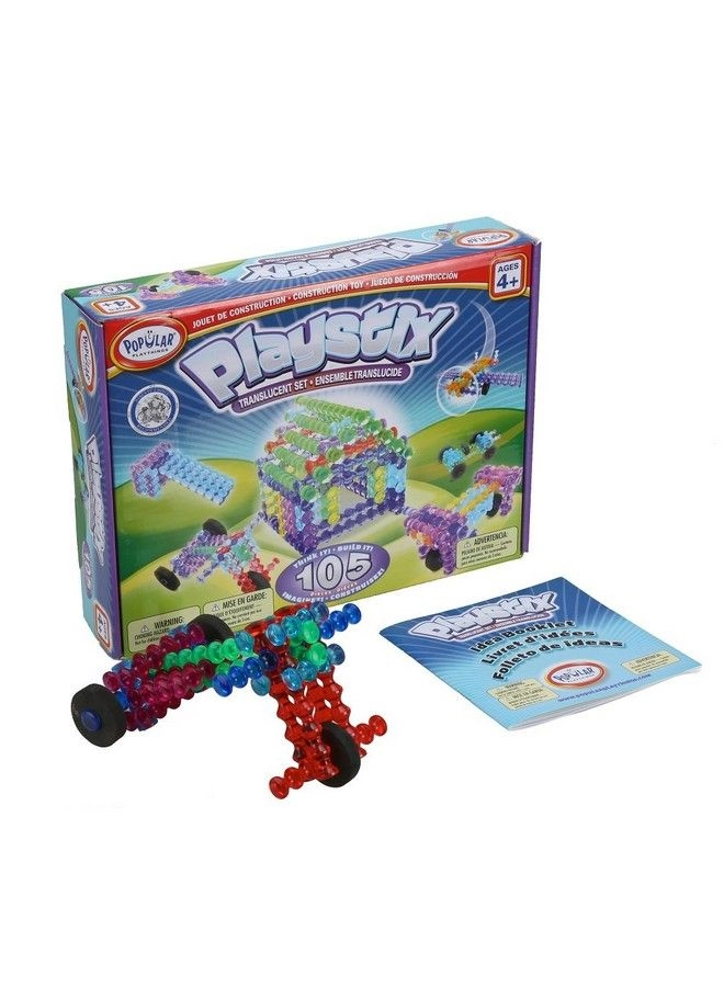 Playstix Translucent Set - Construction 105pcs