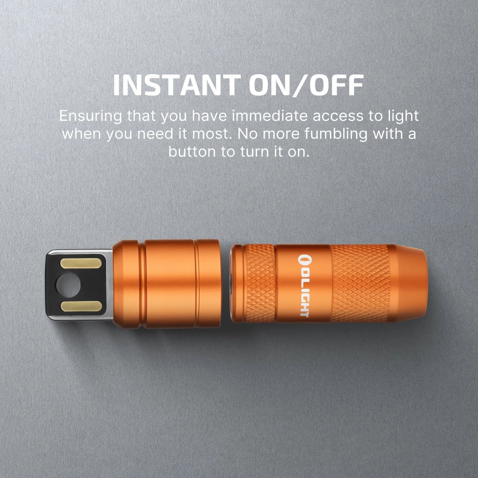 IMINI 2 Keychain Flashlight Rechargeable (50lm)