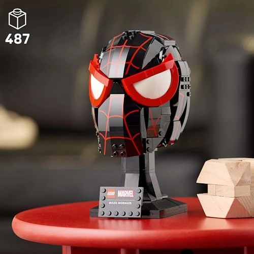 Miles Morales Mask - 487 pieces Adult