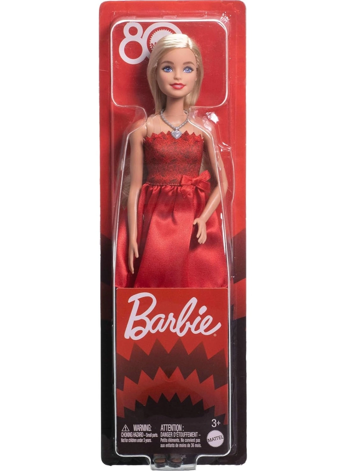 Barbie 80Th Anniversary - Ruby Red Collectible Ages 3+