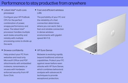 Probook 460 A38F9ET#ABA - 16'' Core Ultra 7 155U 16GB DDR5 512GB SSD