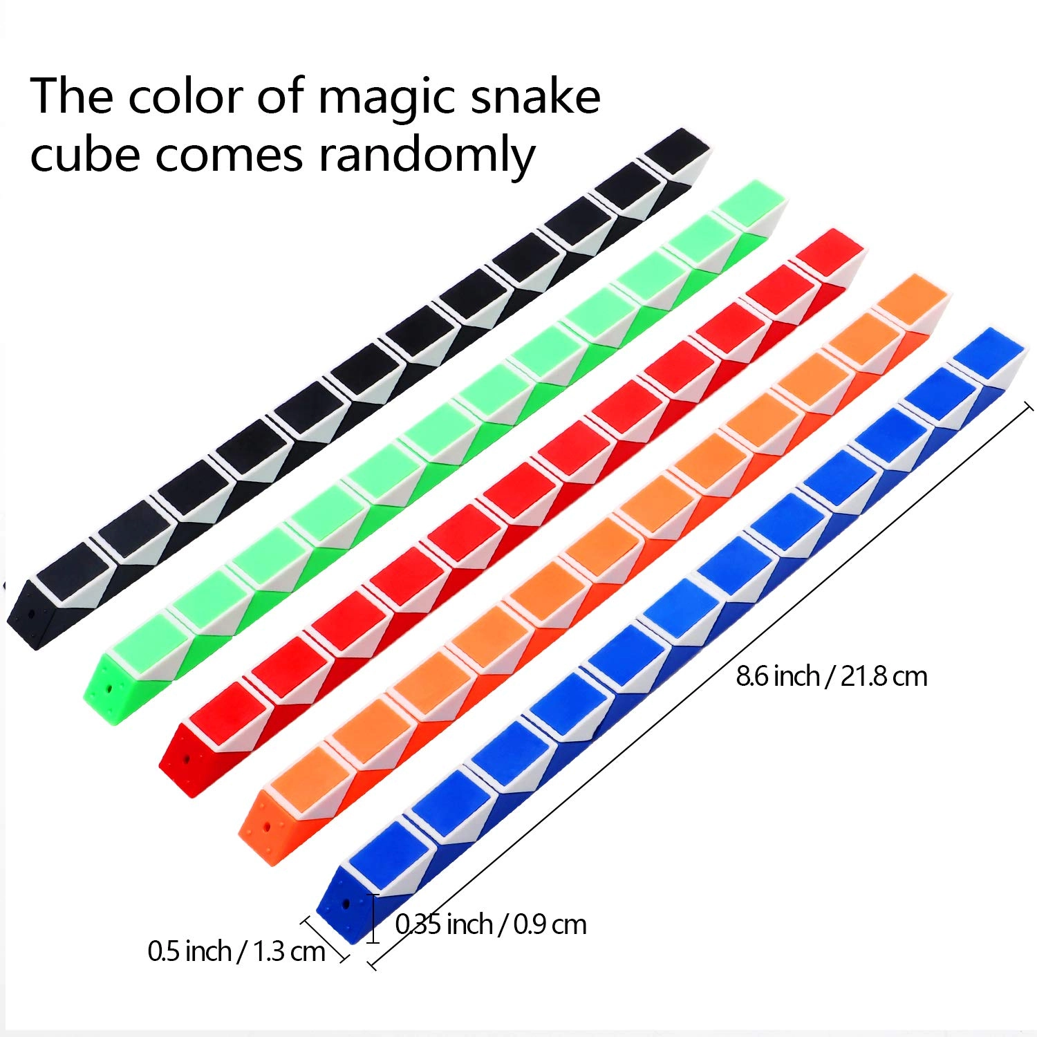Magic Snake Cube Color Recognition - 24 pieces