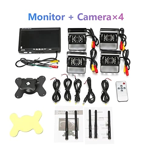 Car Monitor - 7 Inch Wireless + Reverse Camera - Night Vision 420 TVL