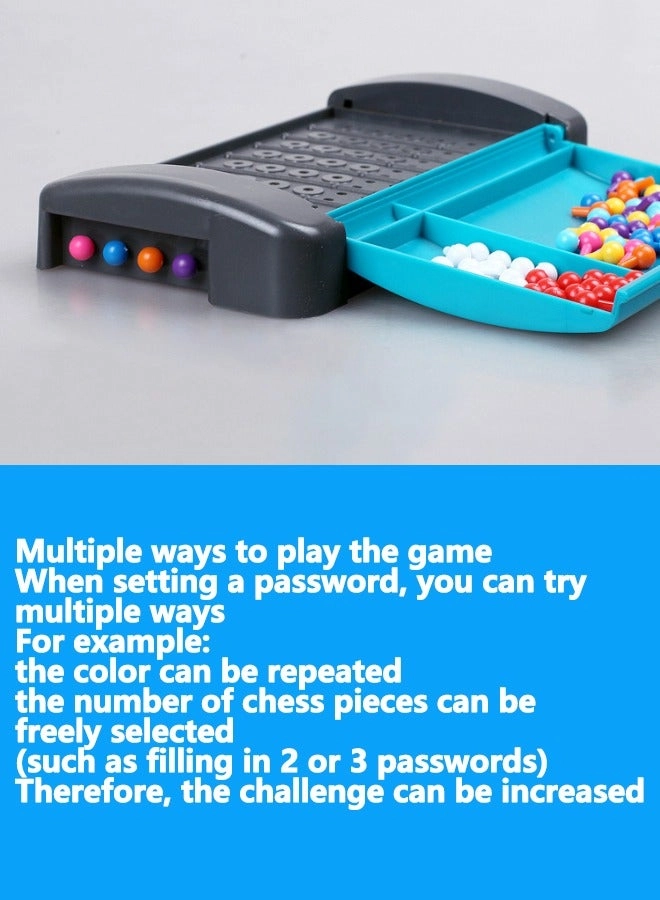 Logic Reasoning Codebreaking Educational Toy - Adjustable Difficulty Portable Travel