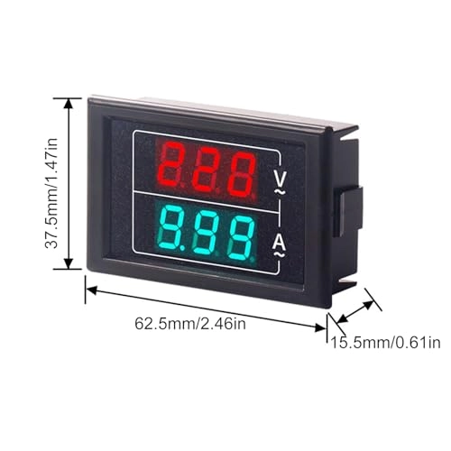 Voltmeter Ammeter - Digital Display AC80-380V