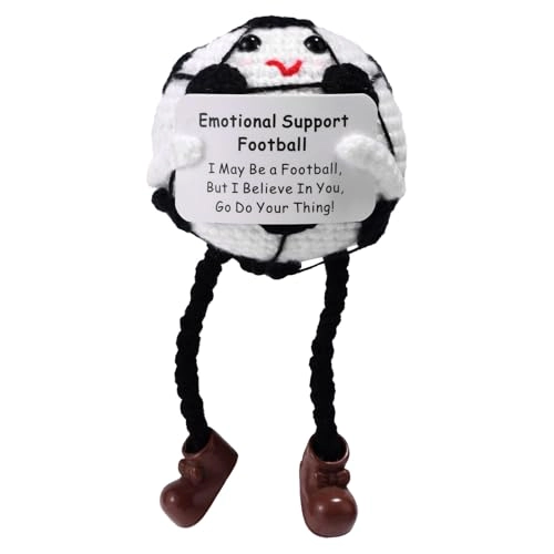 Positive Football Crochet Doll 14 cm
