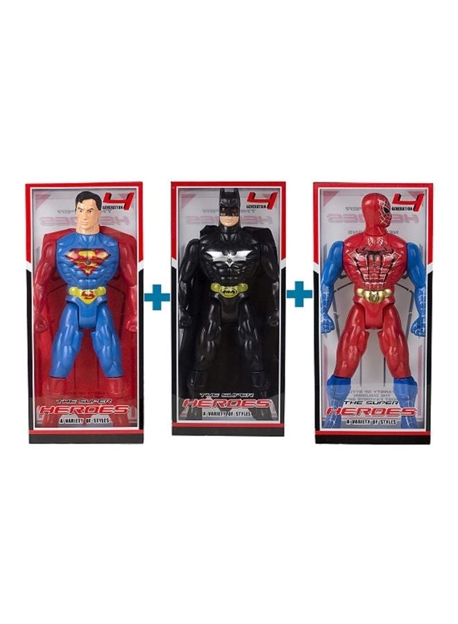 Toy Hero Action Figures - 3+ Years 3 pcs