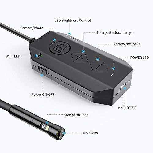 Wireless Endoscope - 2MP HD Semi-rigid cable