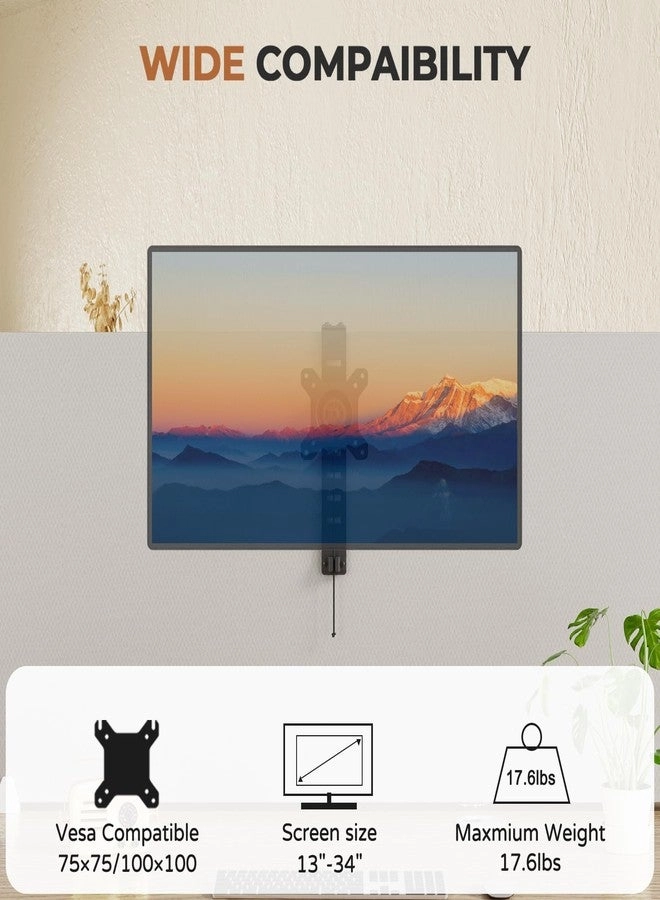 Cubicle Monitor Mount - 13 to 34 in 7575100100 mm