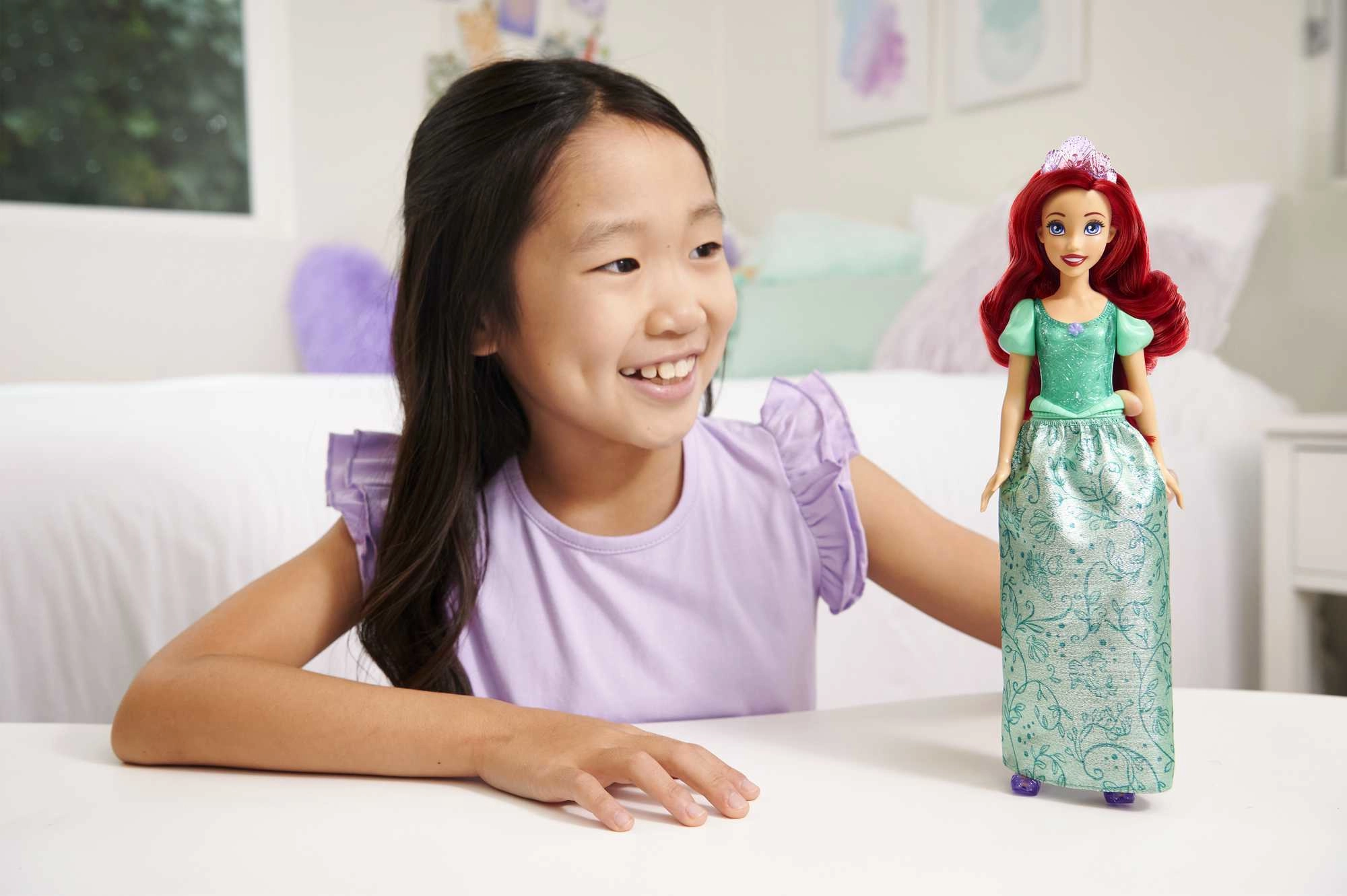 Ariel Doll - Deluxe Mermaid Iridescent Tail Hair Jewelry Beads Ages 6+