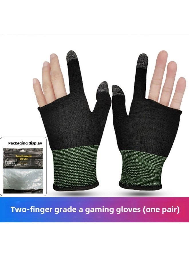 Game Finger Cover - Silver Ice Silk Breathable