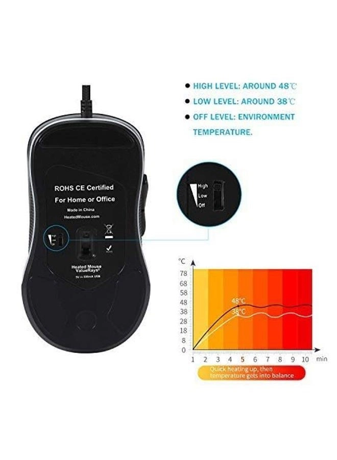 Heated Optical Mouse - USB