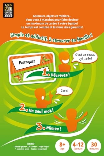 Time's Up Family - giant hourglass (French)