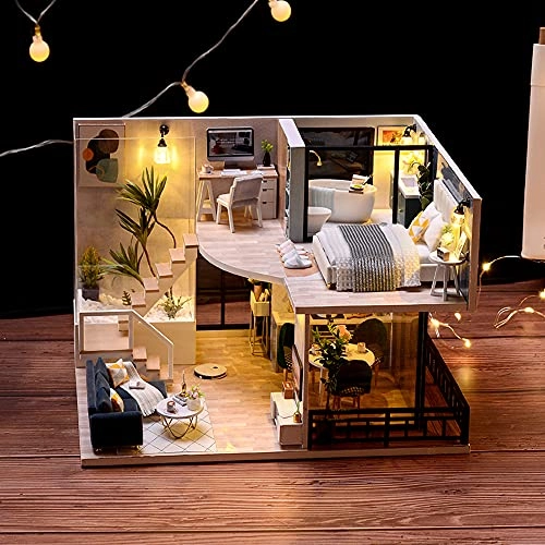 DIY Miniature Dollhouse Kit - Warm Moment 1:24