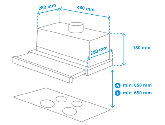 NK24M1030IS - 392 Cubic Meters Per Hour 60cm