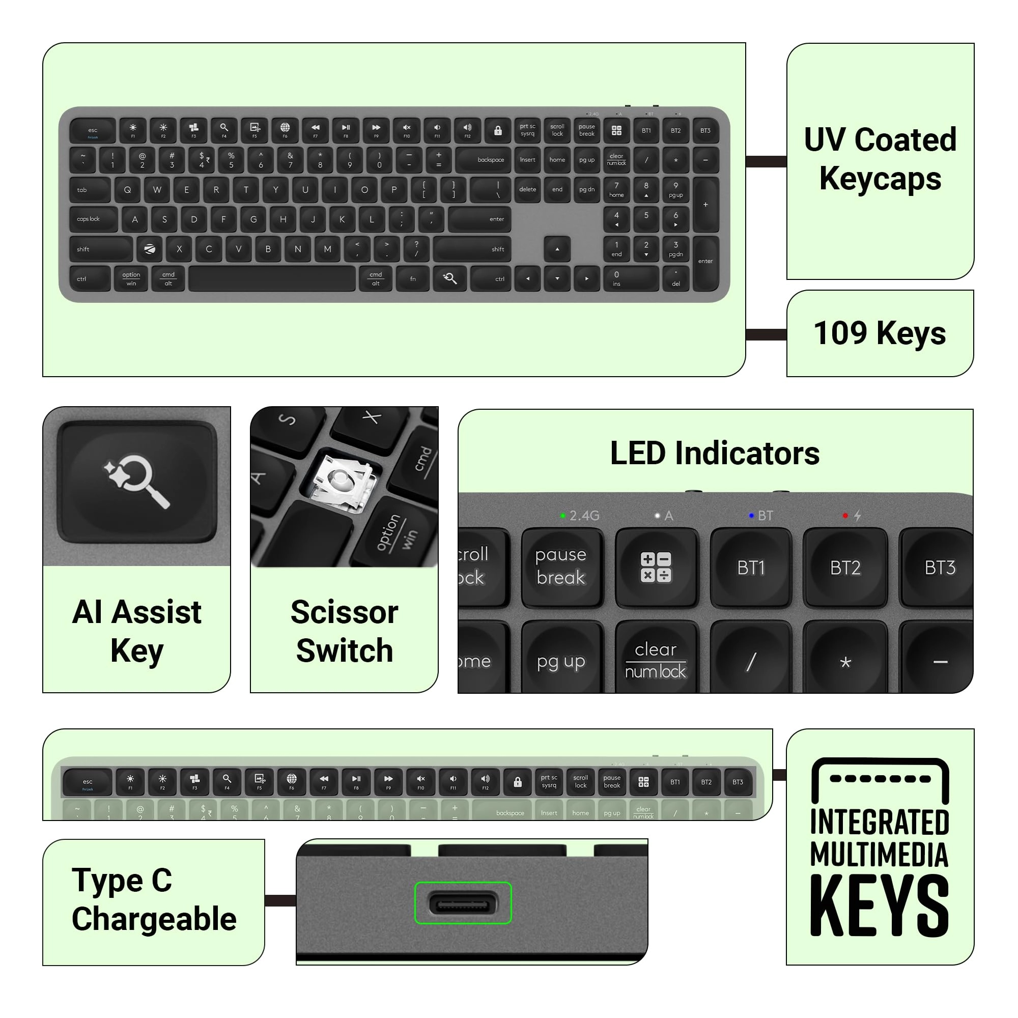 K5002MW - QWERTY Wired