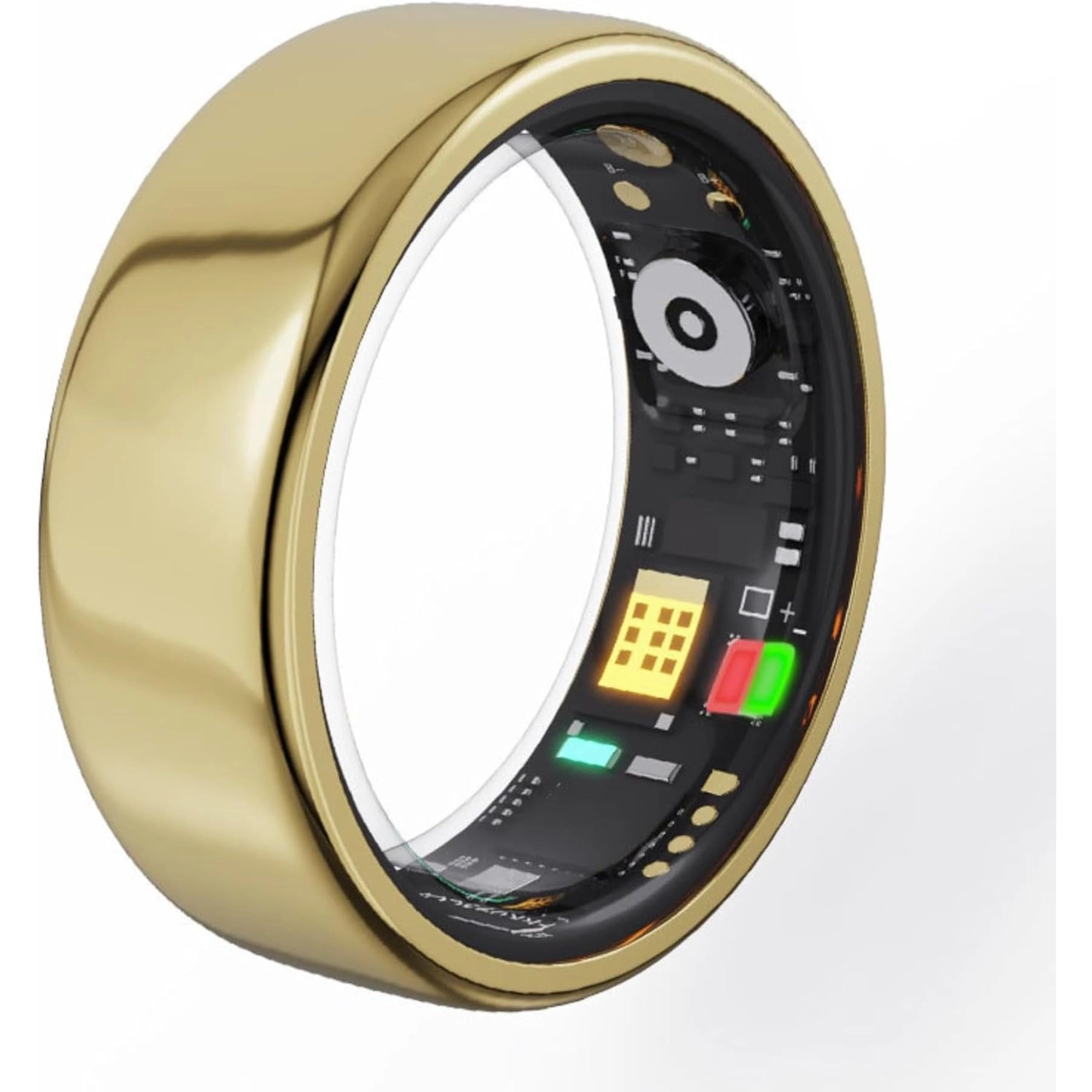 FFTUUO Smart Health Striped Ring - Health Monitoring IP68 Bluetooth 5.0