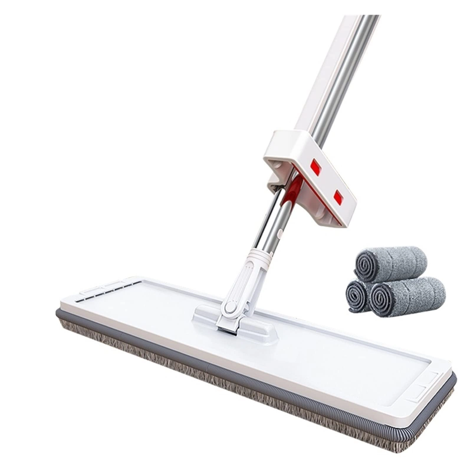 KLAJHJD Flat Mop Plus - 50 CM 150cm With 3 Cloth